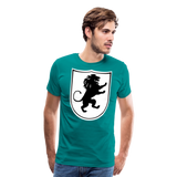 Lion Crest II | Men's Premium T-Shirt - teal