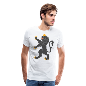 Regal Lion I | Men's Premium T-Shirt - white