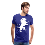 Lion Silhouette II | Men's Premium T-Shirt - royal blue