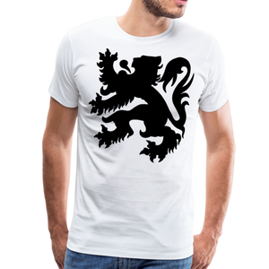 Heraldic Lion III | Men's Premium T-Shirt - white