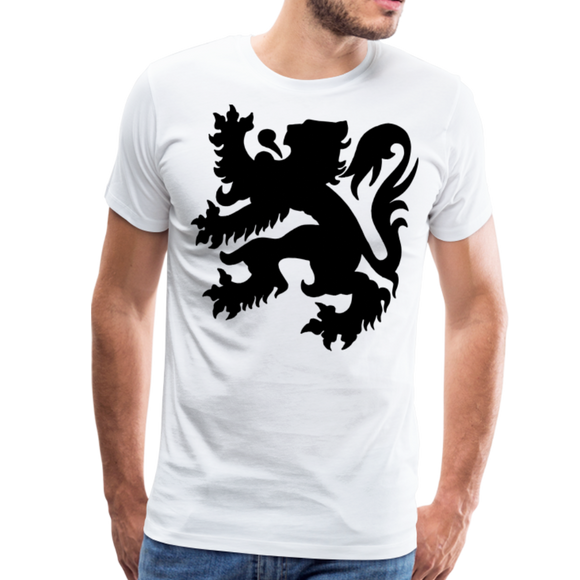 Heraldic Lion III | Men's Premium T-Shirt - white