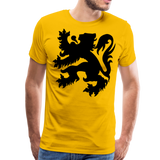 Heraldic Lion III | Men's Premium T-Shirt - sun yellow