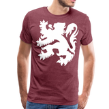 Heraldic Lion IV | Men's Premium T-Shirt - heather burgundy