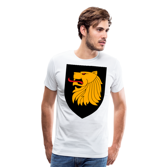 Lion Crest V | Men's Premium T-Shirt - white