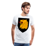 Lion Crest V | Men's Premium T-Shirt - white