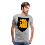 Lion Crest V | Men's Premium T-Shirt - heather gray