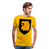 Lion Crest V | Men's Premium T-Shirt - sun yellow