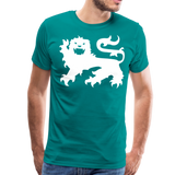 Heraldic Lion II | Men's Premium T-Shirt - teal