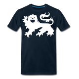 Heraldic Lion II | Men's Premium T-Shirt - deep navy