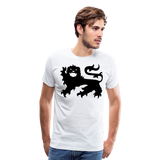 Heraldic Lion I | Men's Premium T-Shirt - white