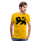 Heraldic Lion I | Men's Premium T-Shirt - sun yellow