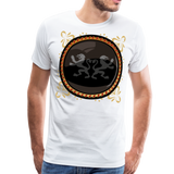 Lion Symbol | Men's Premium T-Shirt - white