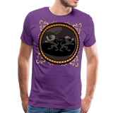 Lion Symbol | Men's Premium T-Shirt - purple