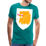 Lion Crest VI | Men's Premium T-Shirt - teal