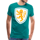 Lion Crest IV | Men's Premium T-Shirt - teal