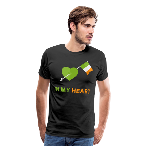 In My Heart | Men's Premium T-Shirt - black