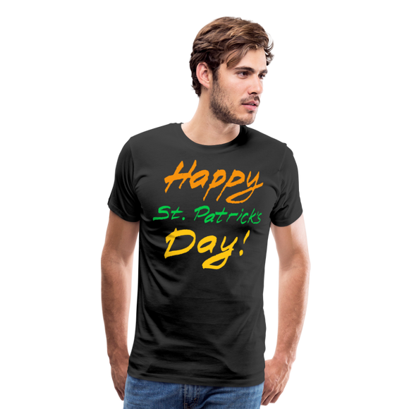 Happy St. Patrick's Day | Men's Premium T-Shirt - black