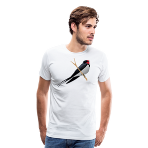 Swallow | Men's Premium T-Shirt - white