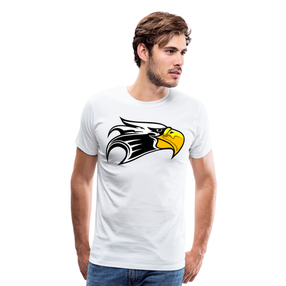 Eagle Head I | Men's Premium T-Shirt - white