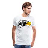 Eagle Head I | Men's Premium T-Shirt - white