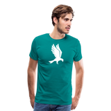 Eagle Silhouette IV | Men's Premium T-Shirt - teal