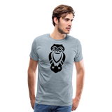 College Owl | Men's Premium T-Shirt - heather ice blue