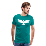 Eagle Silhouette II | Men's Premium T-Shirt - teal