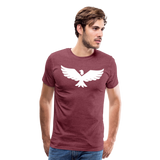 Eagle Silhouette II | Men's Premium T-Shirt - heather burgundy