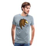 Eagle Head II | Men's Premium T-Shirt - heather ice blue