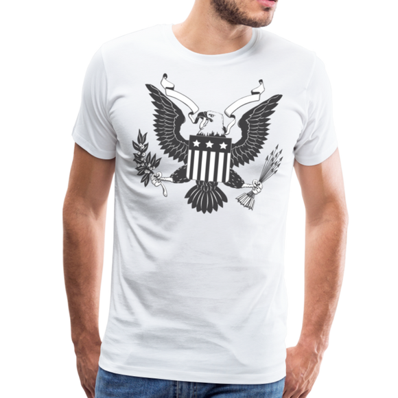 USA Eagle II | Men's T-Shirt - white