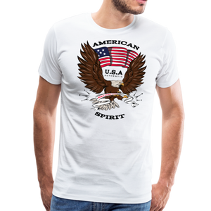 American Spirit | Men's Premium T-Shirt - white