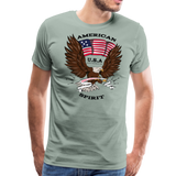 American Spirit | Men's Premium T-Shirt - steel green