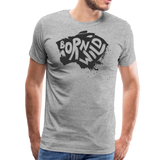 Born Wild Tiger | Men's Premium T-Shirt - heather gray