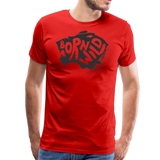 Born Wild Tiger | Men's Premium T-Shirt - red