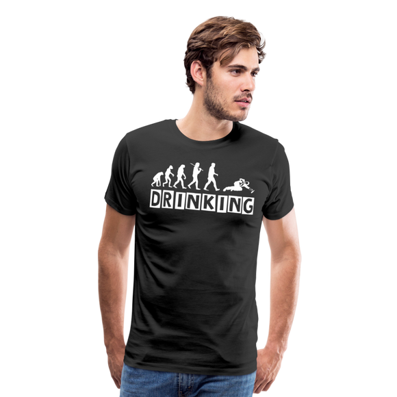 Evolution Ft Drinking IV | Men's Premium T-Shirt - black