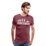 Evolution Ft Drinking IV | Men's Premium T-Shirt - heather burgundy