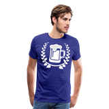 Beer With Laurel II | Men's Premium T-Shirt - royal blue