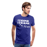 I Am Drunk II | Men's Premium T-Shirt - royal blue