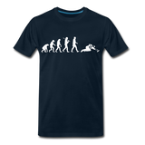 Evolution Ft Drinking II | Men's Premium T-Shirt - deep navy