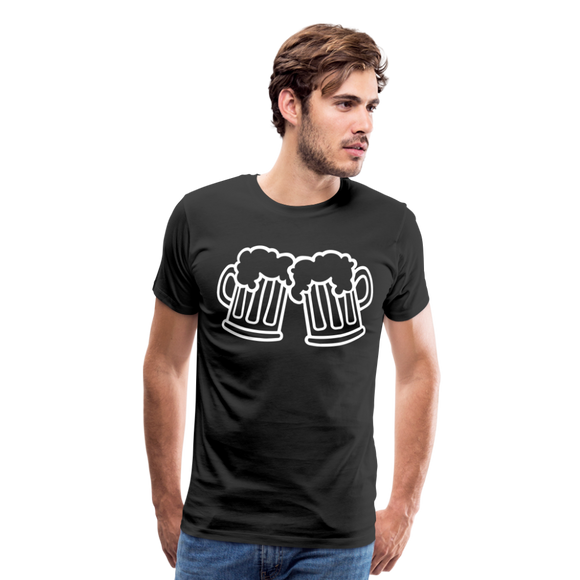 Beer Toast II | Men's Premium T-Shirt - black