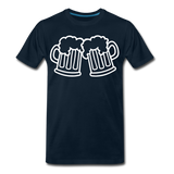 Beer Toast II | Men's Premium T-Shirt - deep navy