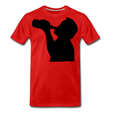 Drinking Silhouette I | Men's Premium T-Shirt - red