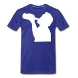 Drinking Silhouette II | Men's Premium T-Shirt - royal blue