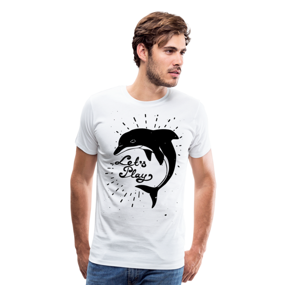 Let's Play | Men's Premium T-Shirt - white