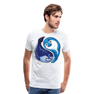 Anime Sea Lion | Men's Premium T-Shirt - white