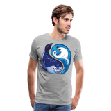 Anime Sea Lion | Men's Premium T-Shirt - heather gray