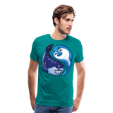 Anime Sea Lion | Men's Premium T-Shirt - teal