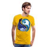 Anime Sea Lion | Men's Premium T-Shirt - sun yellow