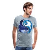 Anime Sea Lion | Men's Premium T-Shirt - heather ice blue