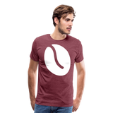 Coffee Bean II | Men's Premium T-Shirt - heather burgundy